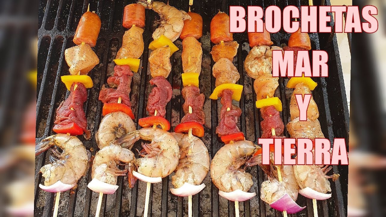 BROCHETAS MAR Y TIERRA