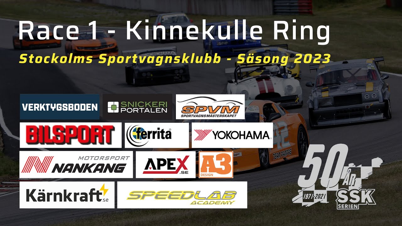 SSK-serien deltävling 1, från Kinnekulle Ring - Söndag