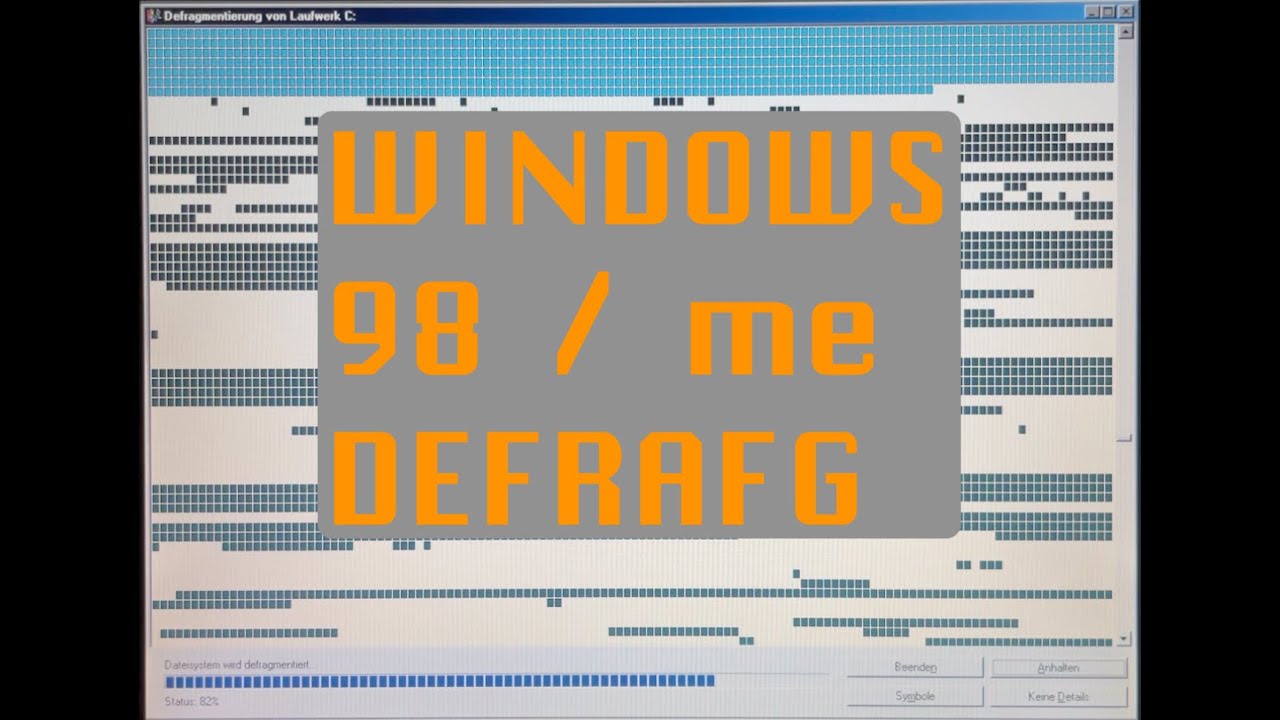 pcpanik-Zeugs : Oddware - Windows 98 me Defrag