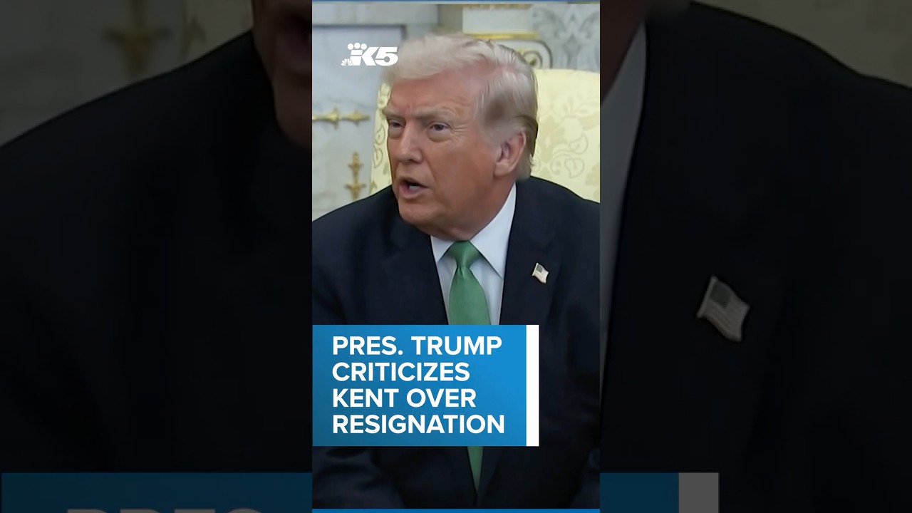 Trump fires back at Joe Kent over resignation