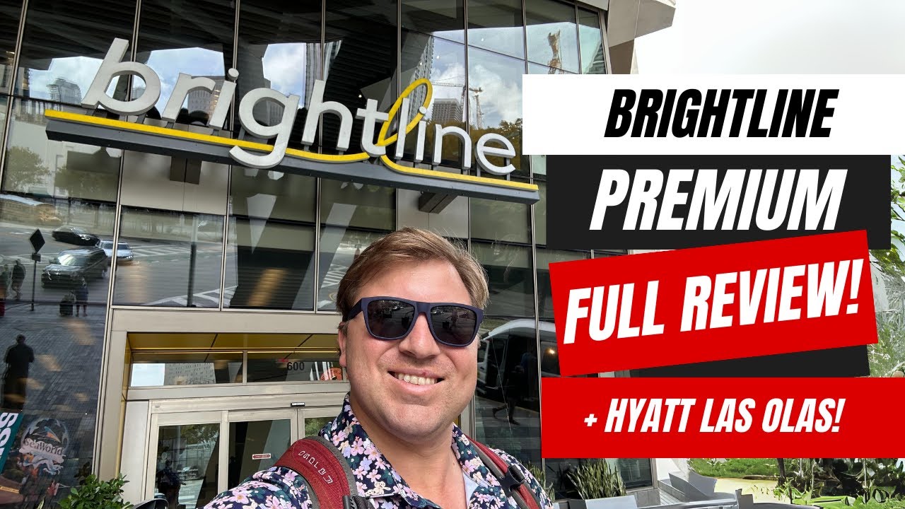 Brightline Premium Review + Hyatt Centric Las Olas Fort Lauderdale | Pre-Cruise in South Florida!