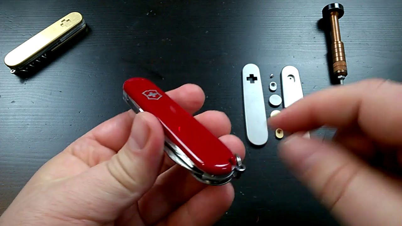 Victorinox Tinker - Umbau auf Daily Customs Schalen, Teil 1
