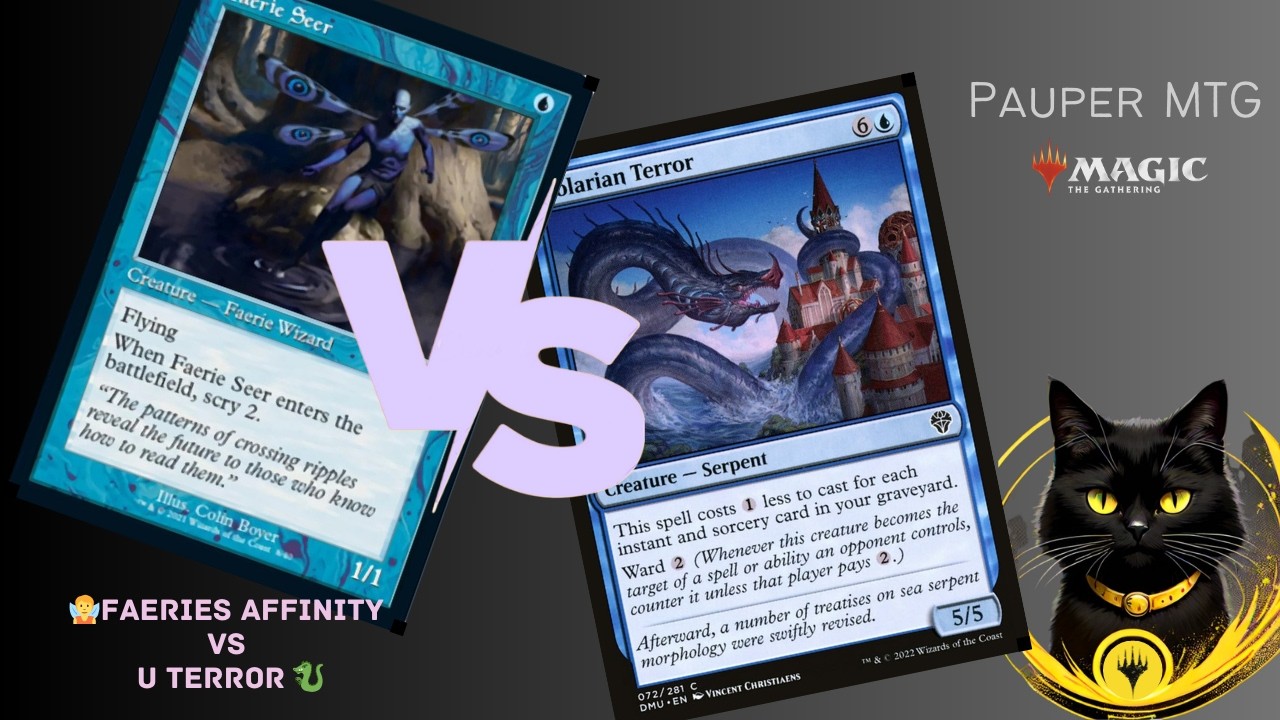 Faeries Affinity Vs U Terror [Pauper Gameplay]