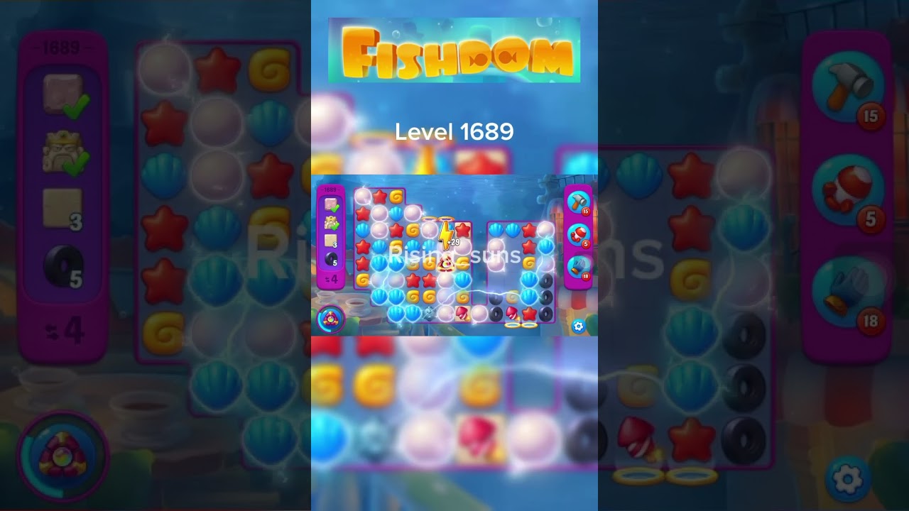 #fishdom #fishdomgameplay #mobilegaming #mobilegame #gameplay #games #gaming #game #fishdomlevel1689
