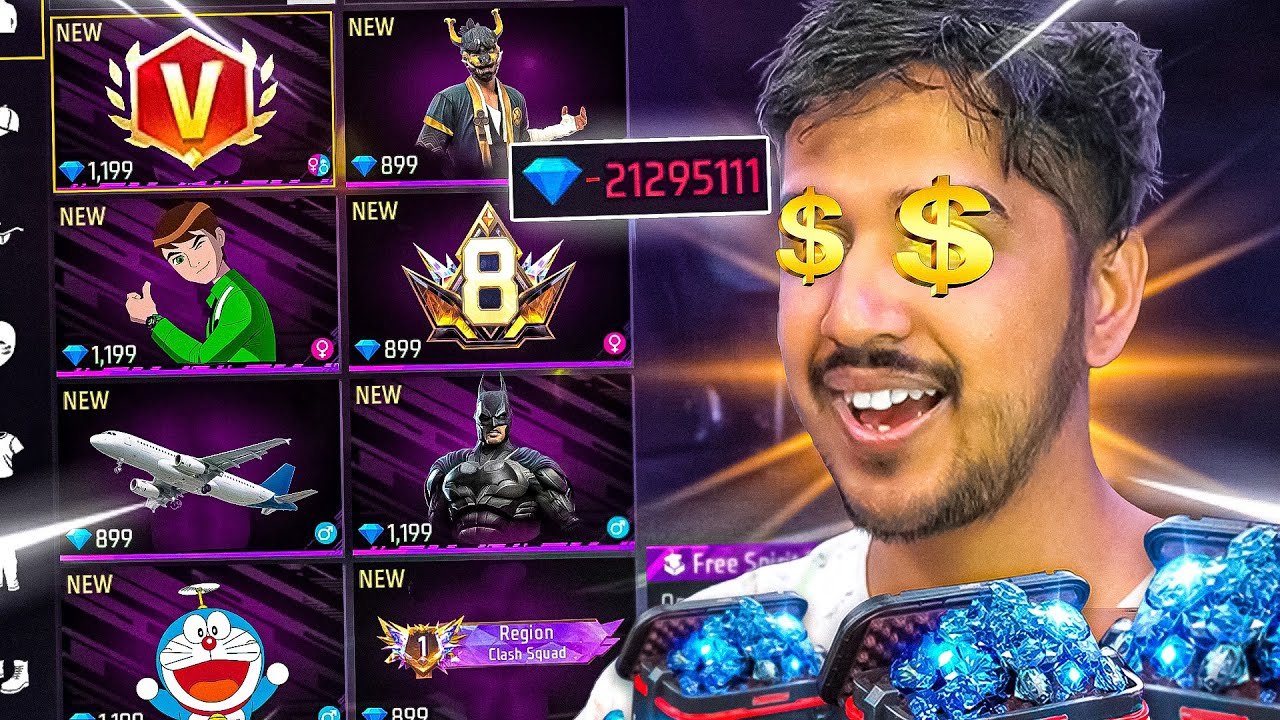 BUYING EVERYTHING IN FREE FIRE 🔥