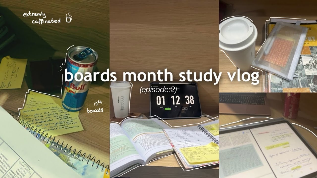 Life of an Indian student studying for boards
