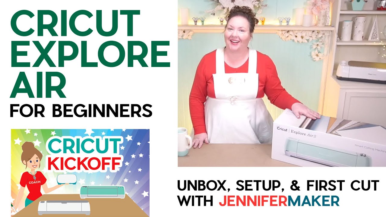Cricut Explore Air For Beginners: Unboxing, Setup & First Cut * Cricut Kickoff: Lesson 1