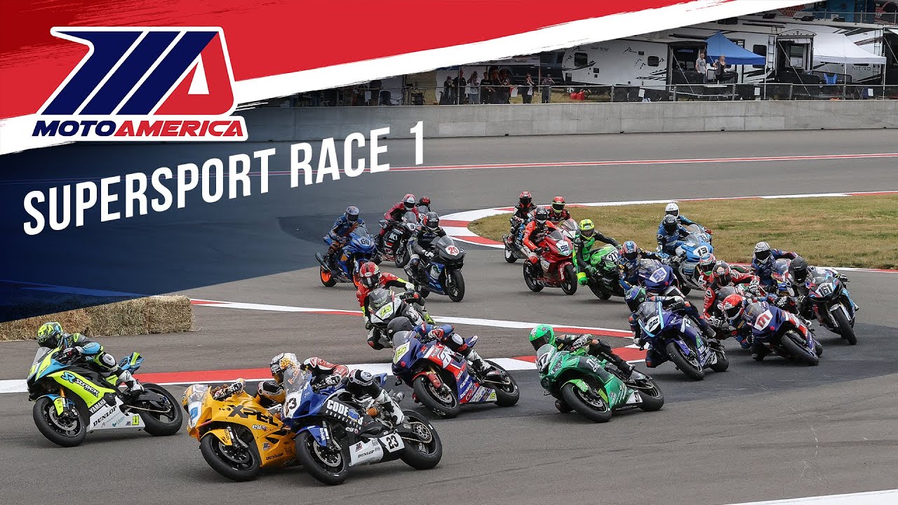 Гонка Supersport Race 1 в Ridge Motorsports Park 2024 — ПОЛНЫЙ КОНЕЦ | MotoAmerica