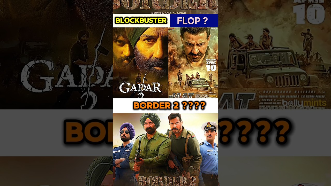 Sunny Deol's biggest comeback three films back-to-back hits | Border 2 Box office collection ||