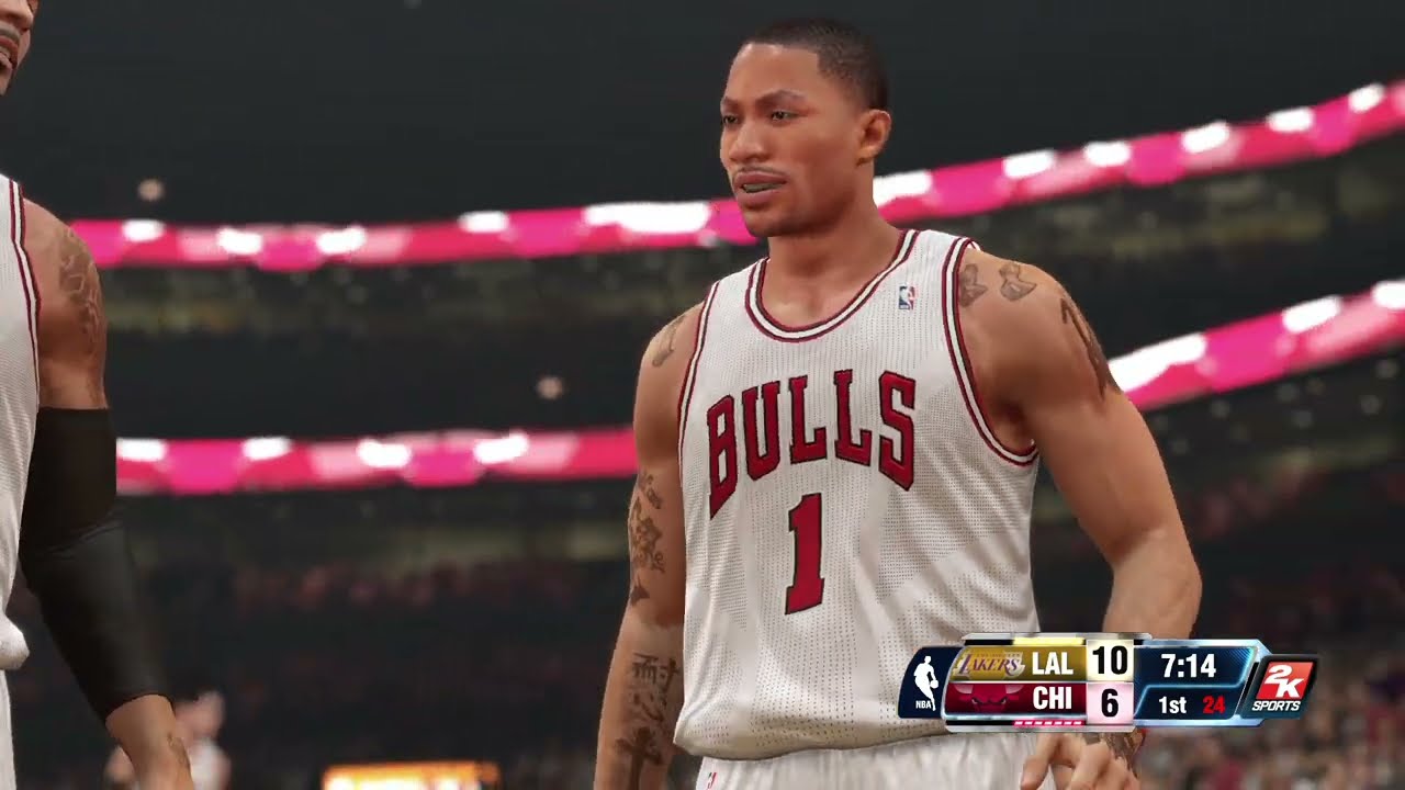 【NBA 2K14】Los Angeles Lakers vs Chicago Bulls