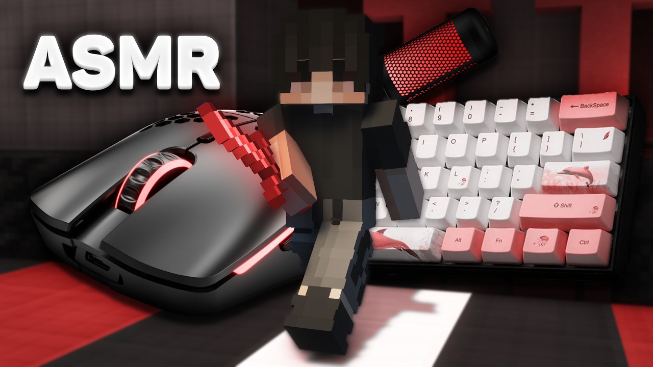 Smooth 360 FPS Keyboard + Mouse ASMR Sounds | Hypixel Bedwars
