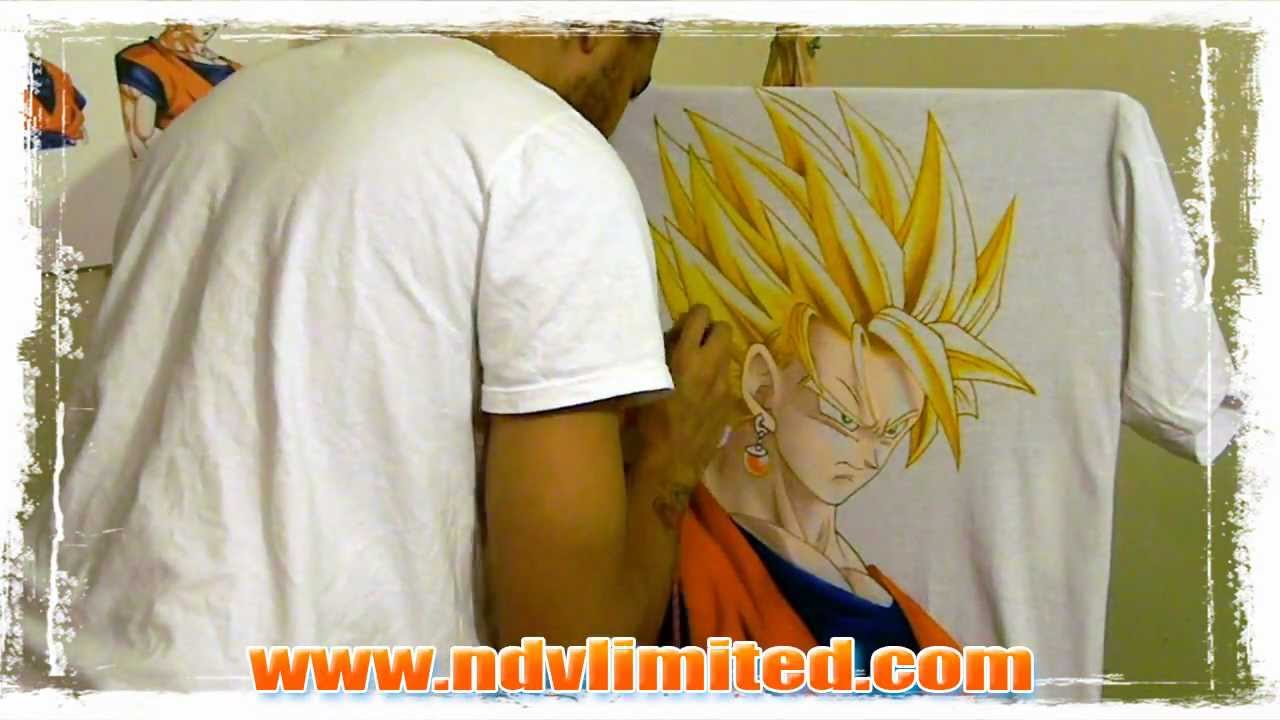 LIVE AIRBURSHING: TIPS & TECHNIQUES!! SSJ2 GOKU (DRAGON BALL Z)