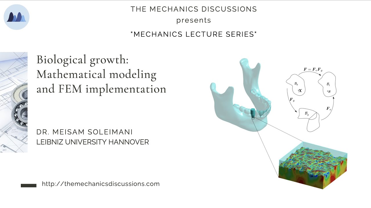 Lec 19: Biological growth: Mathematical modeling and FEM implementation