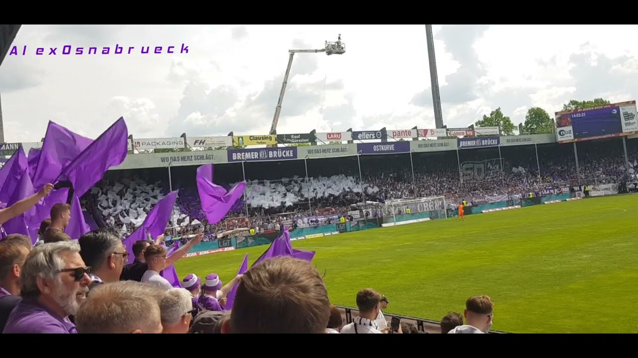 3. Liga: VfL Osnabrück - SV Meppen | 36. Spieltag | Choreo | Stimmung |