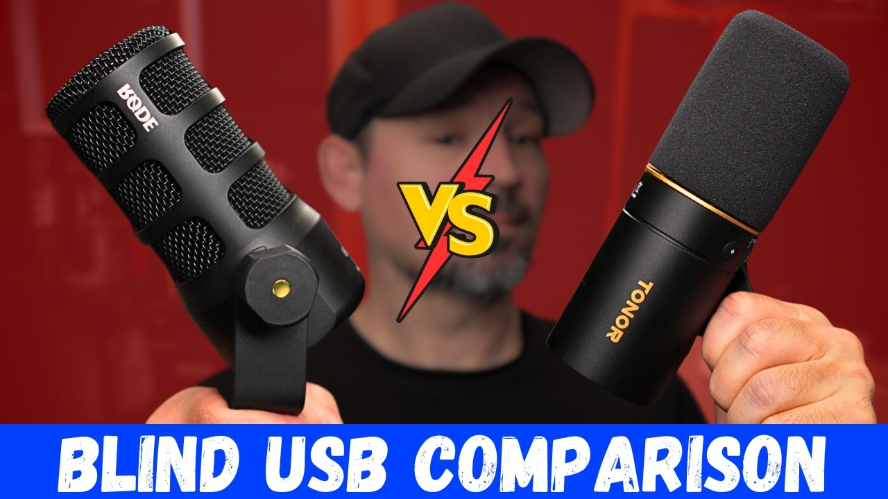 Tonor TD510 vs. Rode Podmic USB - Sound Comparison On USB