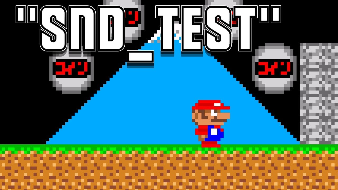 SND_TEST.SFC Gameplay || Nintendo's Gigaleak