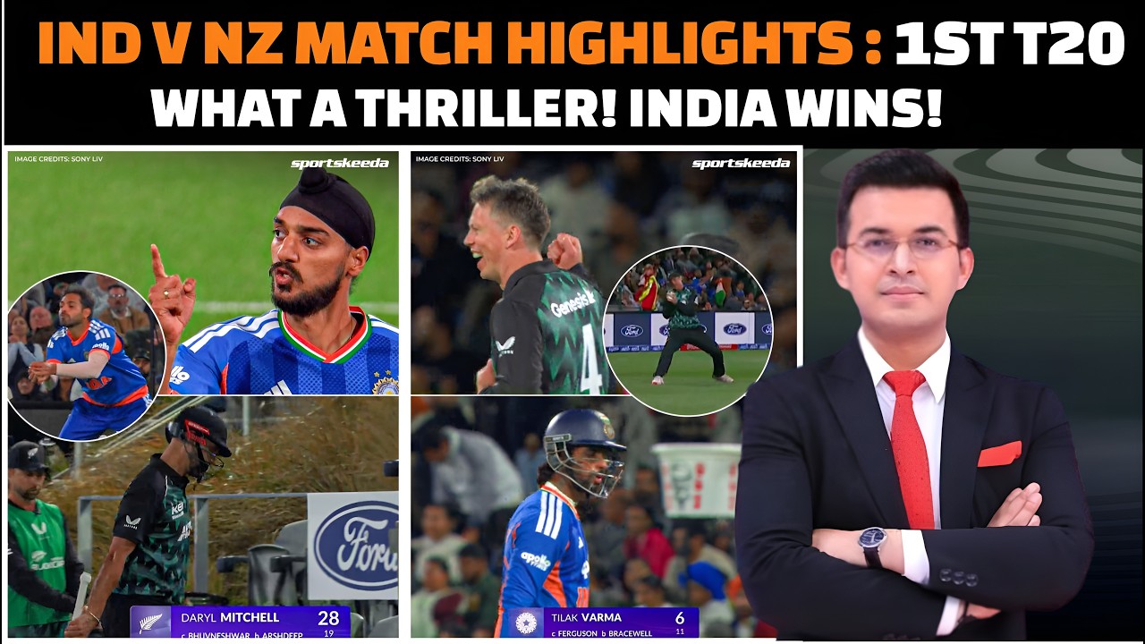 India vs New Zealand 1st T20 match complete highlights 2026.