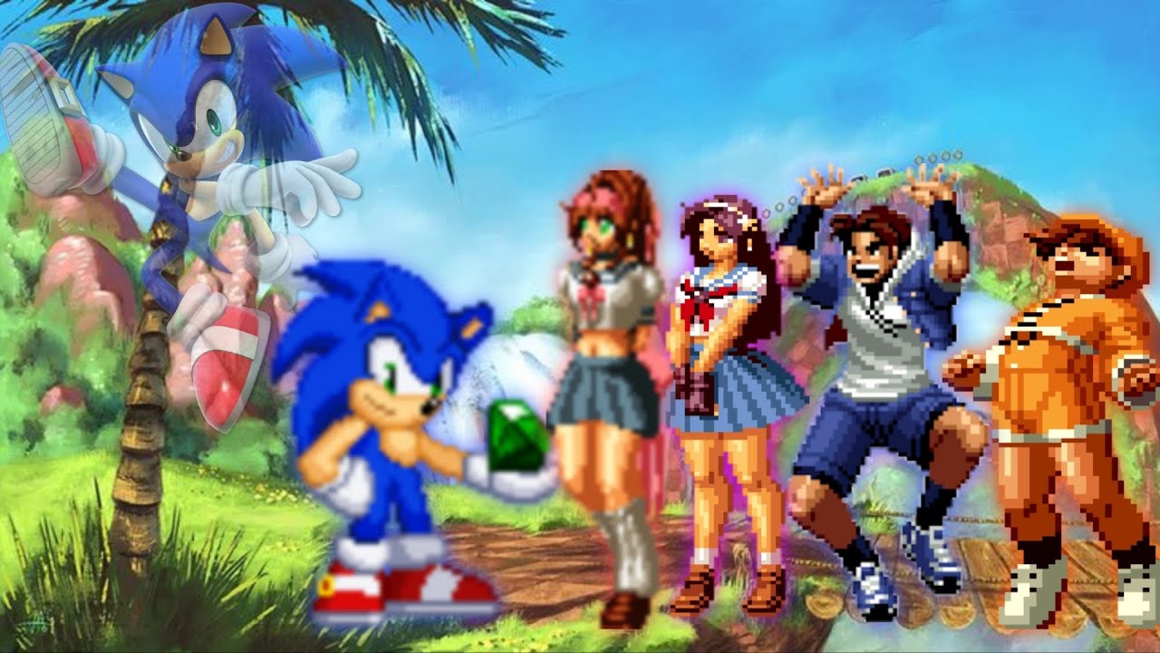 Kof Mugen TM |Sonic-KOFM Vs Psycho Soldiers Team