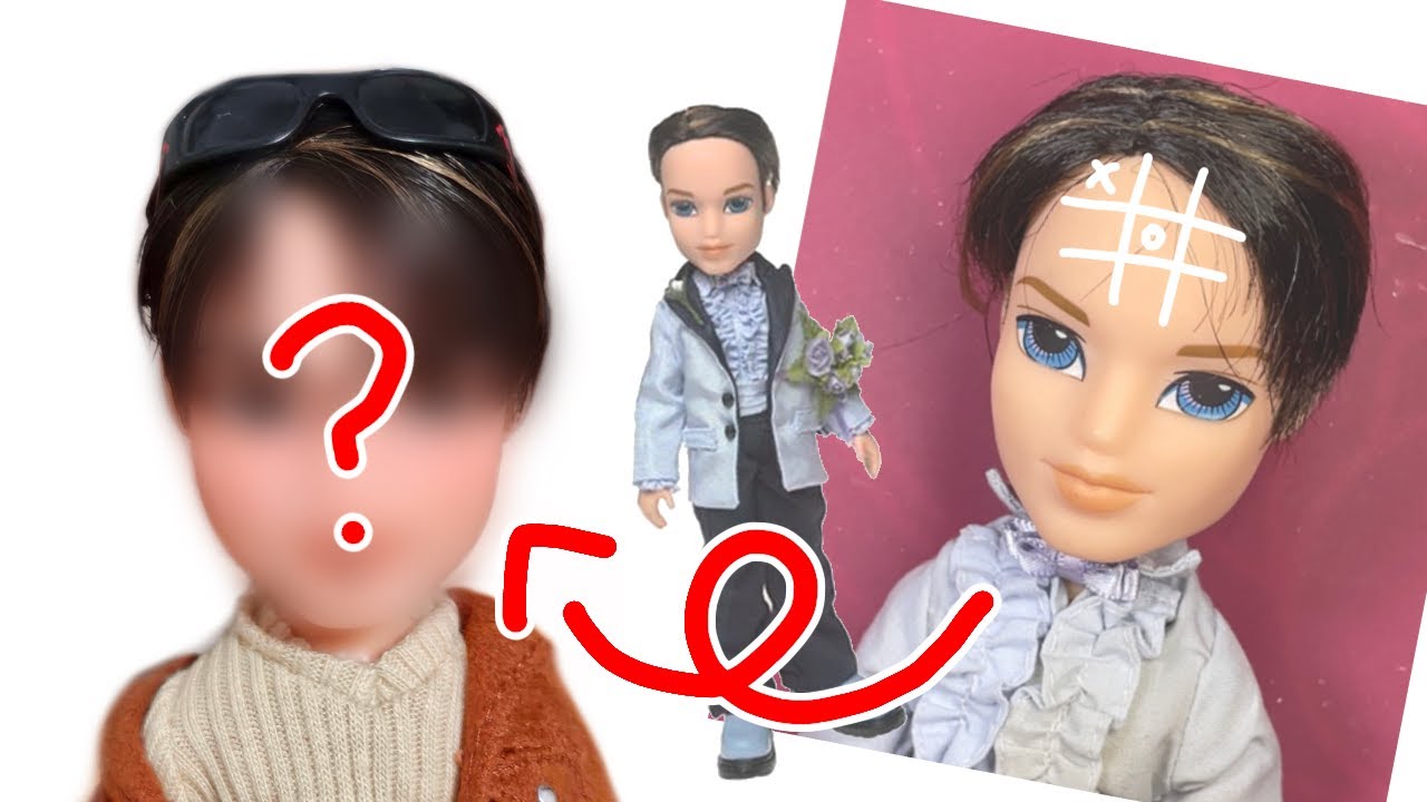 Creating My Own Bratz Boyz Character! My First Ever RePAINT?!