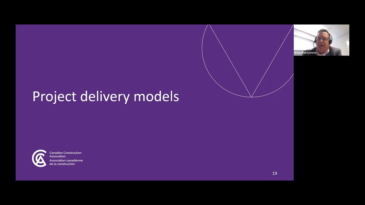 Webinar on project delivery models