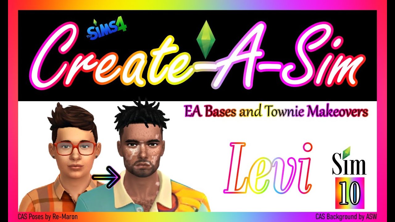 Create A Sim Part 10 Levi #sims4 #sims4cas #showusyoursims