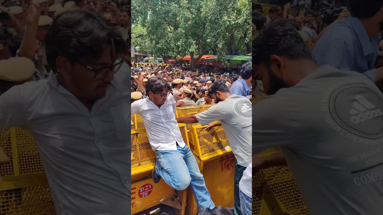 Rahul Gandhi Detained by Police During Student Protest