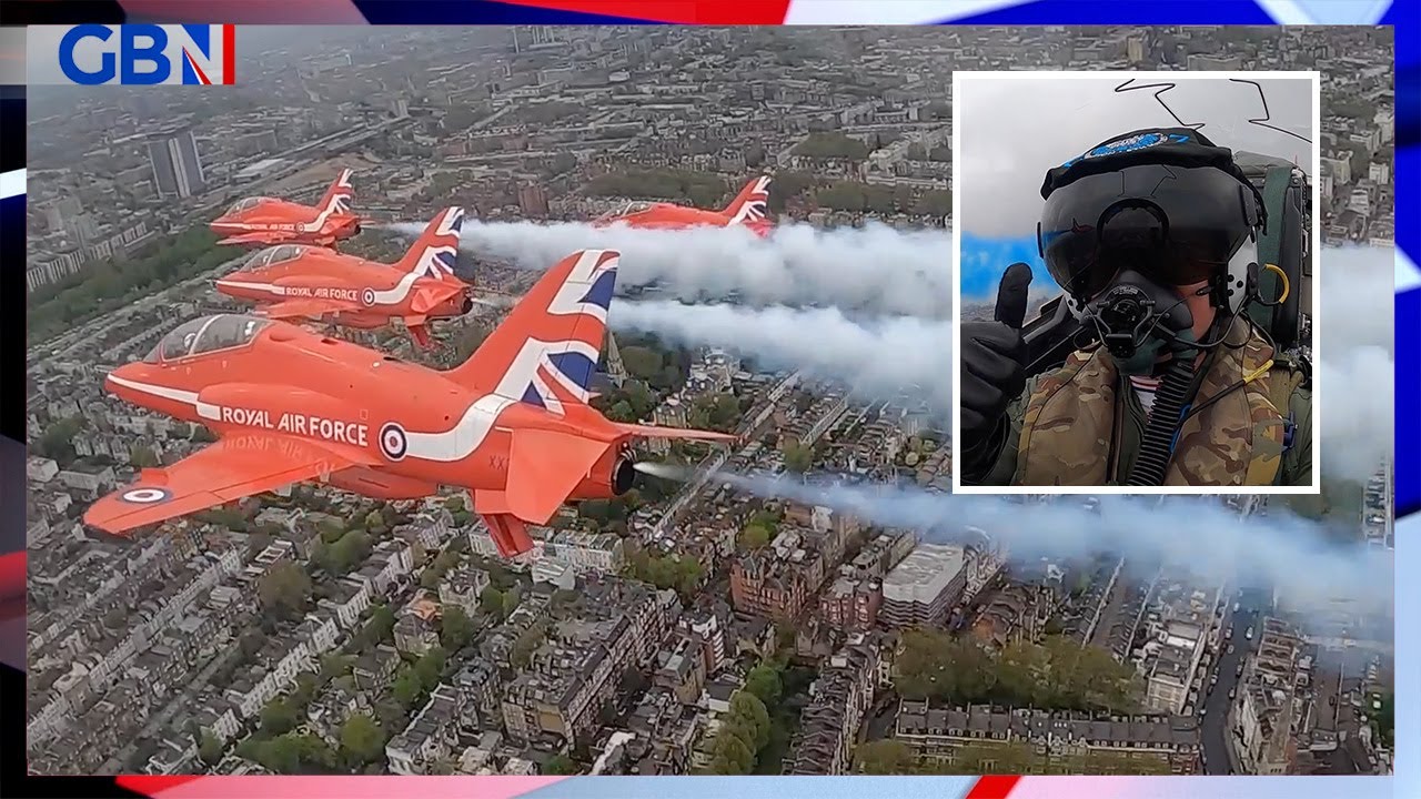 Coronation flypast: Watch BEHIND THE SCENES of historic Red Arrows flight celebrating King Charles