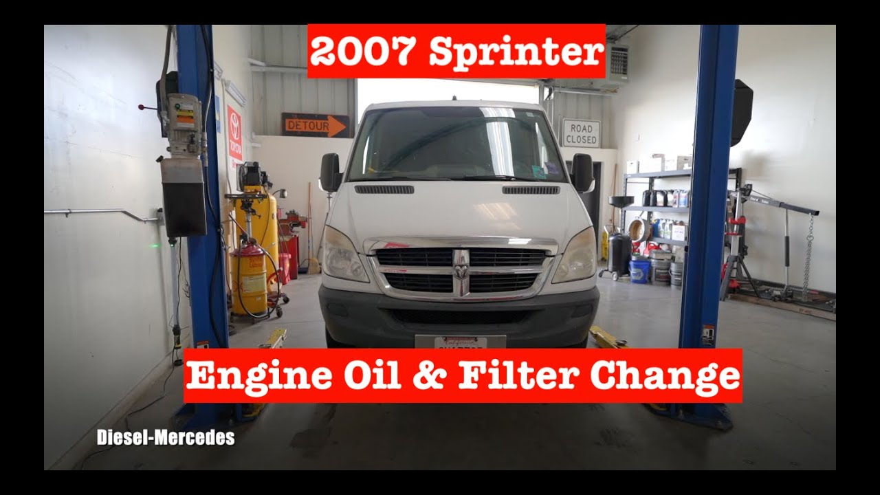 2007 Sprinter OM642 Engine oil change