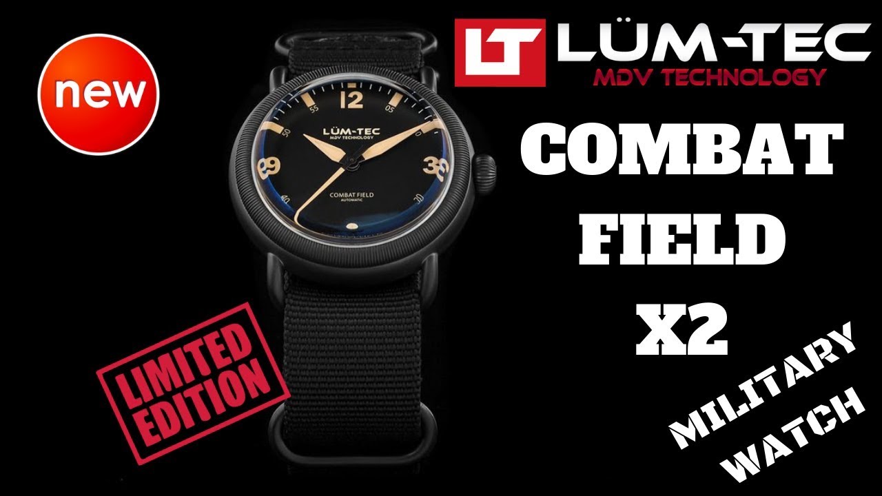 LUM-TEC COMBAT FIELD X2 MILITARY WATCH REVIEW (4K)