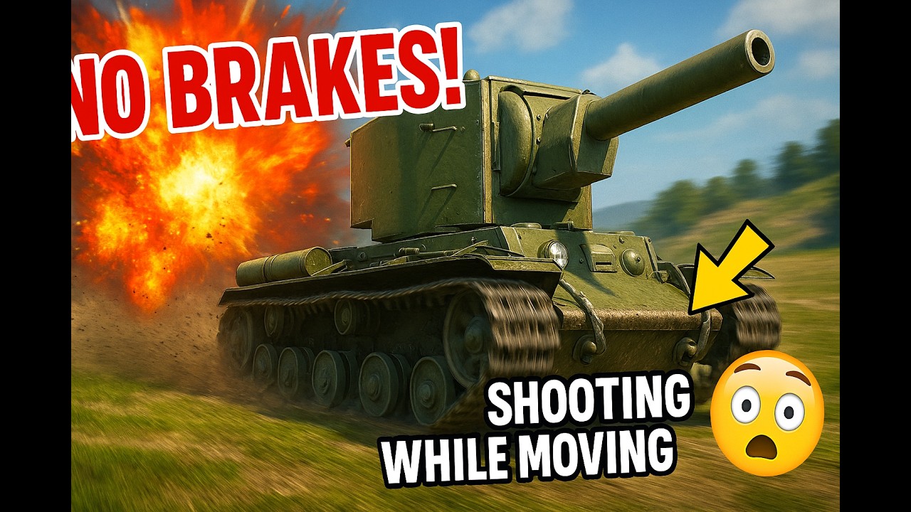 world of tanks  kv2 no brakes   short video