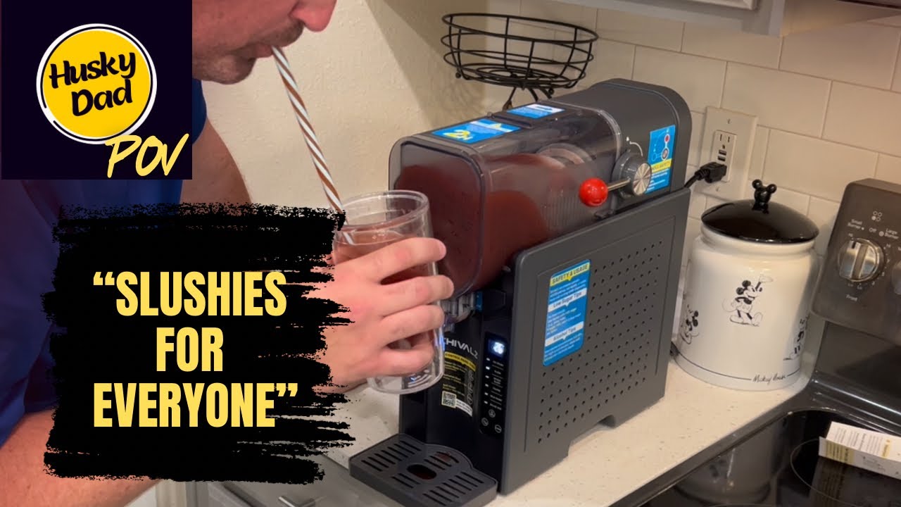 Dad&rsquo;s Review of CHIVALZ Slushie Machine &ndash; Ice-Cold Refreshment at Home! Amazon Finds!