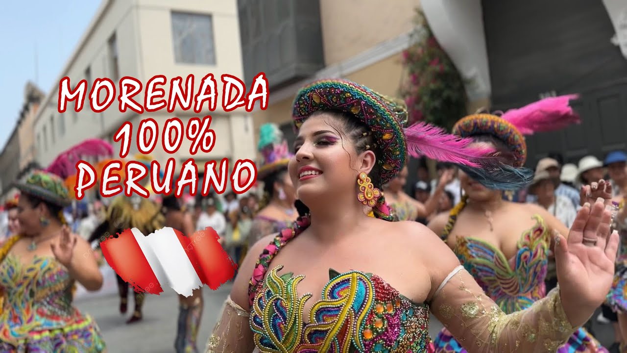 Morenada peruana Pasacalle Lima 2024