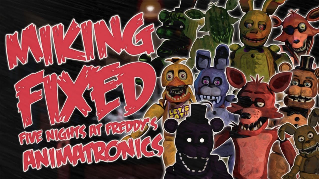 THE SERIES IS BACK! [Paint.Net] MAKING FIXED ALL FNAF ANIMATRONICS - Part-1 [#1]