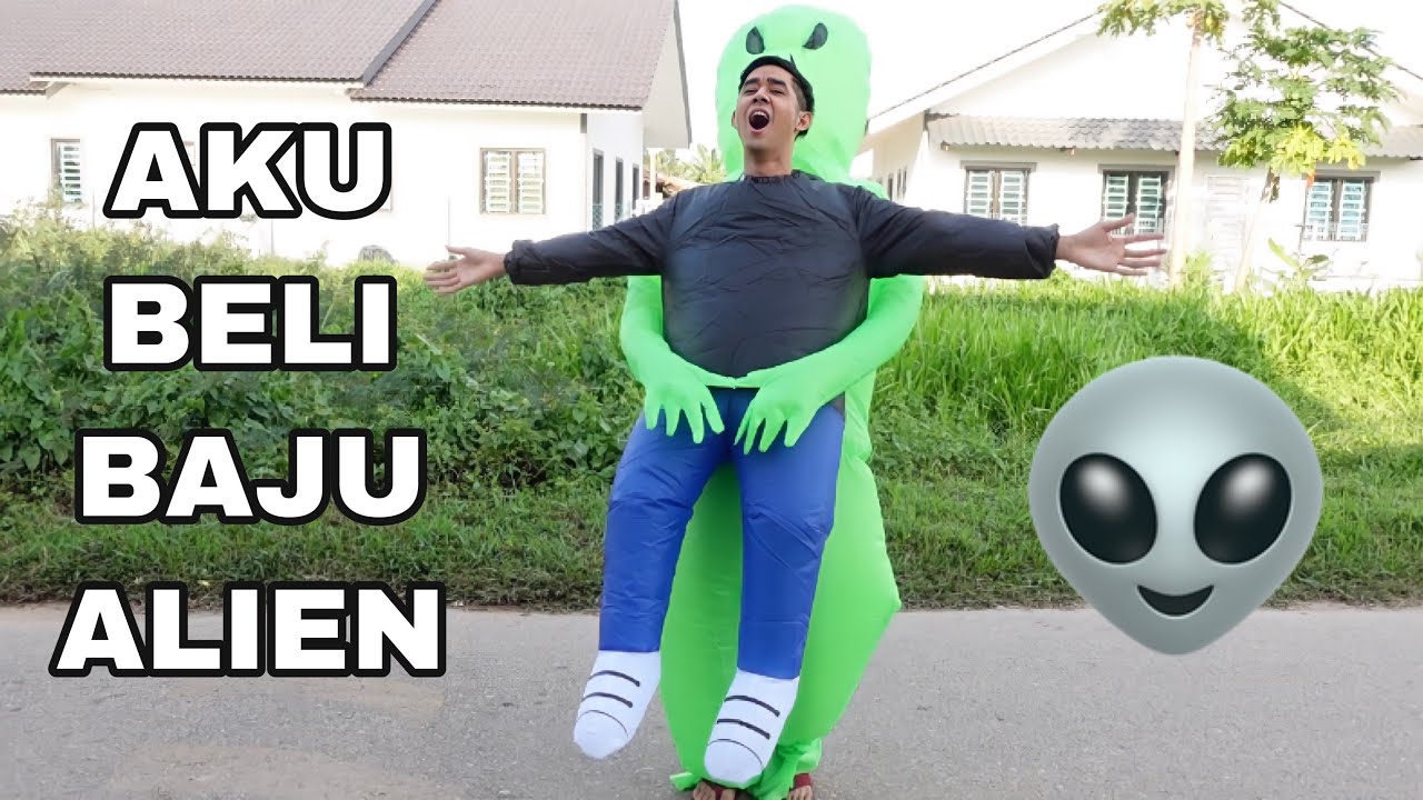 AKU BELI BAJU ALIEN 😂