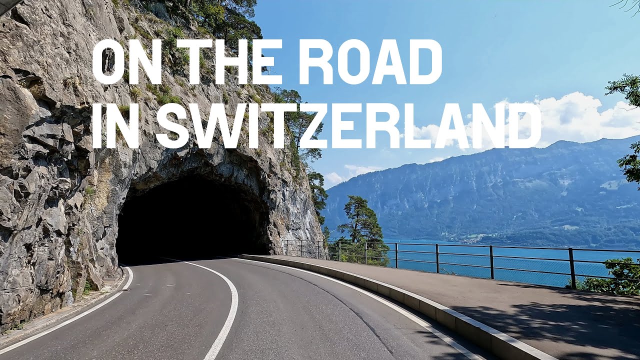 Thun to Interlaken Road Trip | Driving in Switzerland 4K  🇨🇭