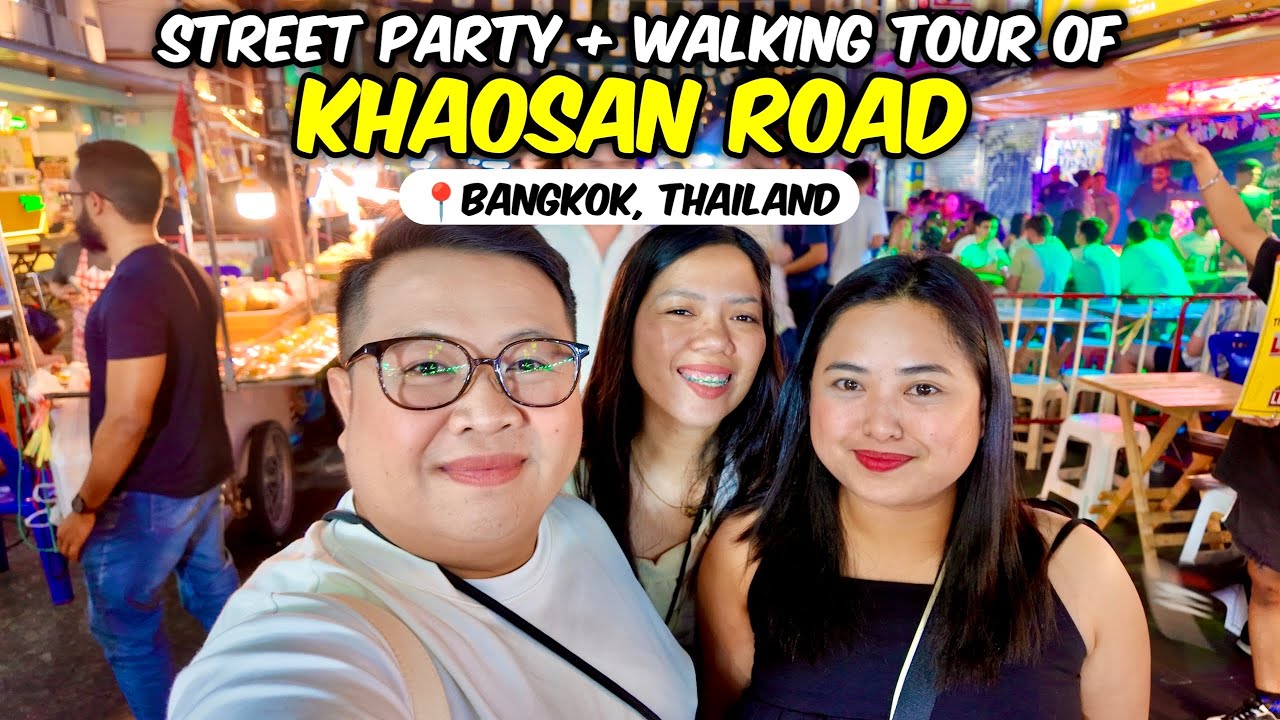 Nag-Party kami sa Khaosan Road in Bangkok, Thailand! 🇹🇭 | JM Banquicio