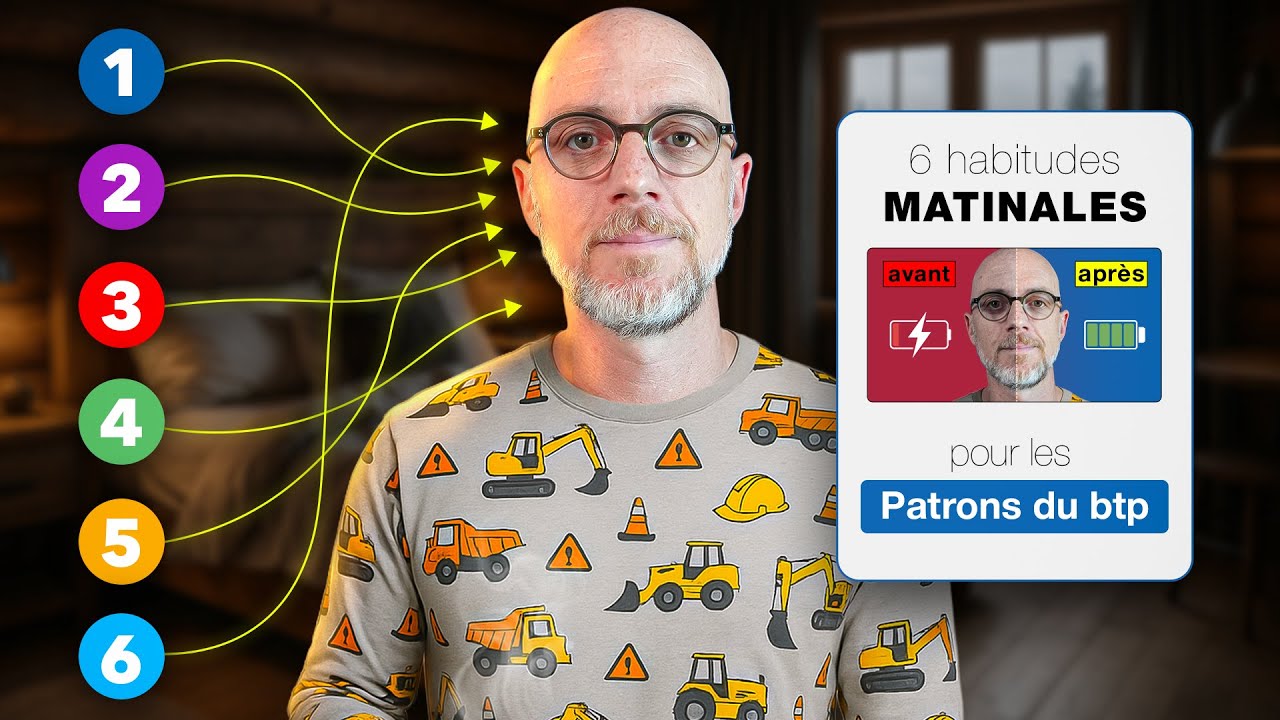 6 habitudes matinales que tout patron du BTP devrait appliquer