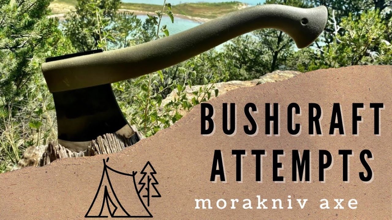 First Time Using An Axe | Morakniv Camping Hatchet | ASMR | No talking