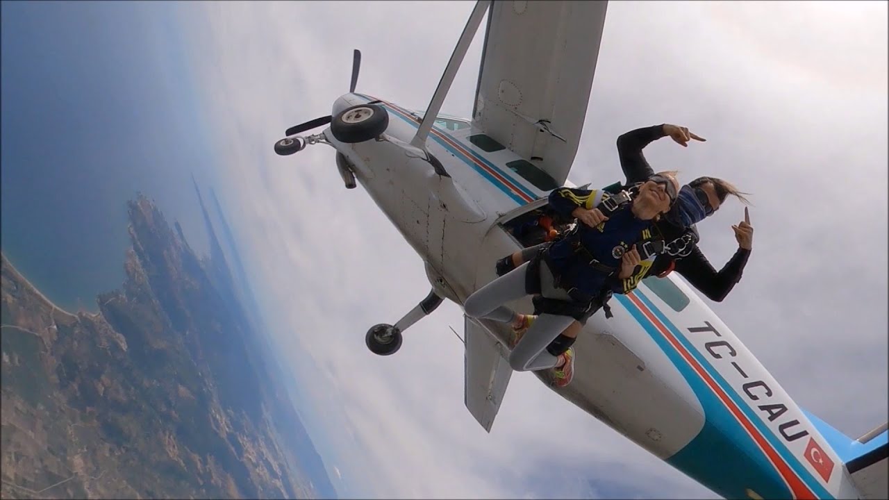 Skydive Tandem Kapanma Sonu Atlayışları