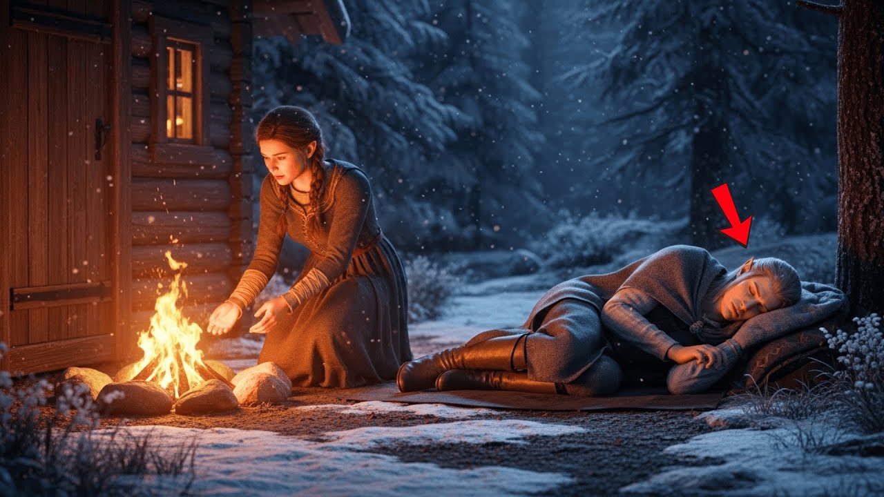 She Let a Snowbound Elf Sleep by the Fire — Unaware He Was the Elven King
