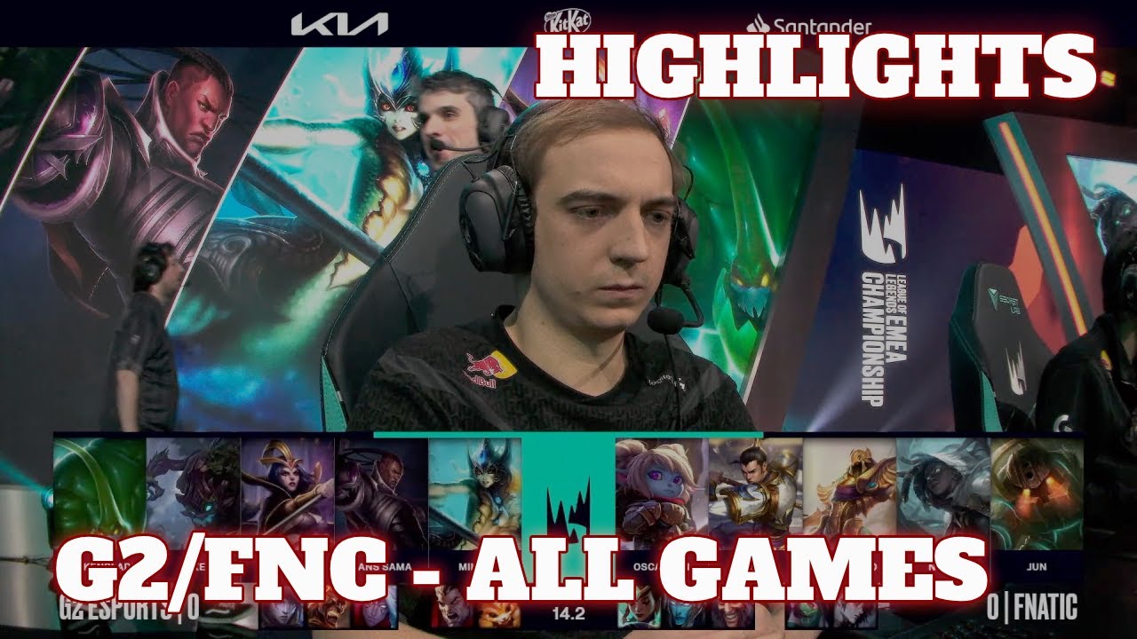 G2 vs FNC - ALL GAMES (Bo3) Highlights | Round 2 LEC Winter 2024 Playoffs | G2 Esports vs Fnatic