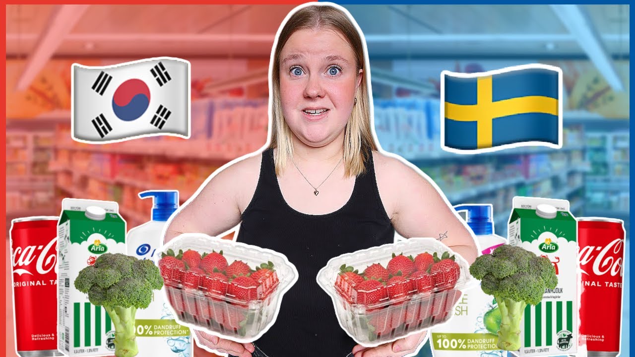 Köper samma varor i Sydkorea och Sverige | Vilket land är billigast?
