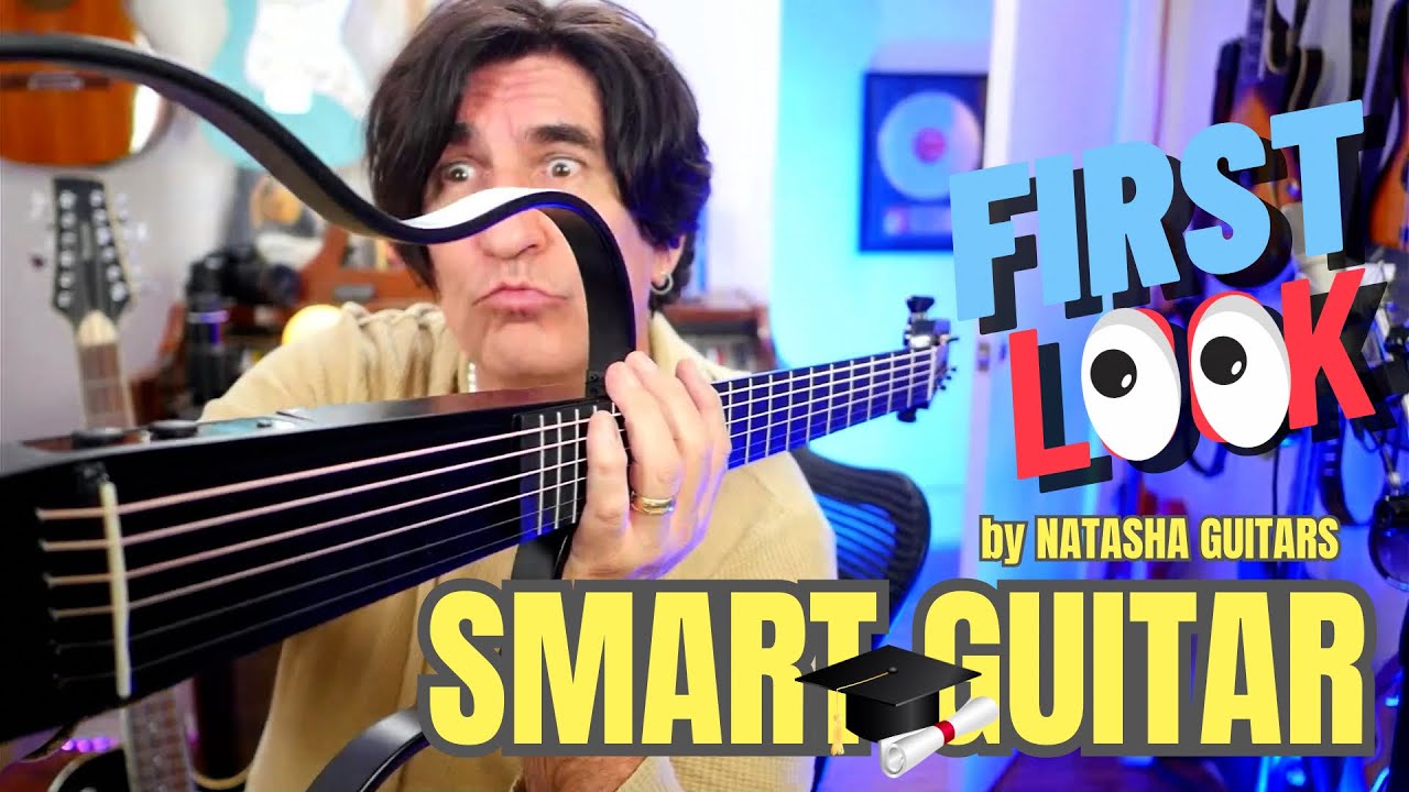 SMART GUITAR part 1 - First Look - NBSG by Natasha Guitars
