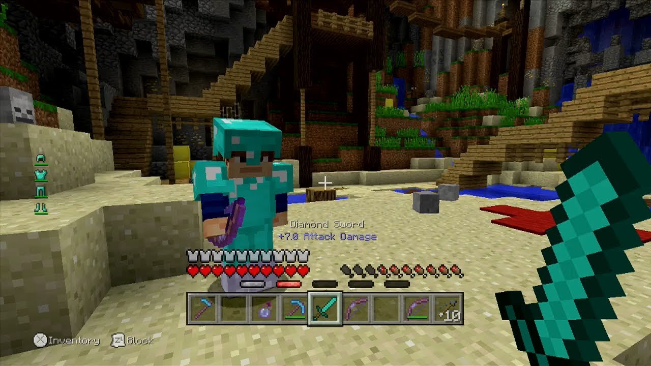 Minecraft TU58 Custom Battle Mode! (High Power Items)