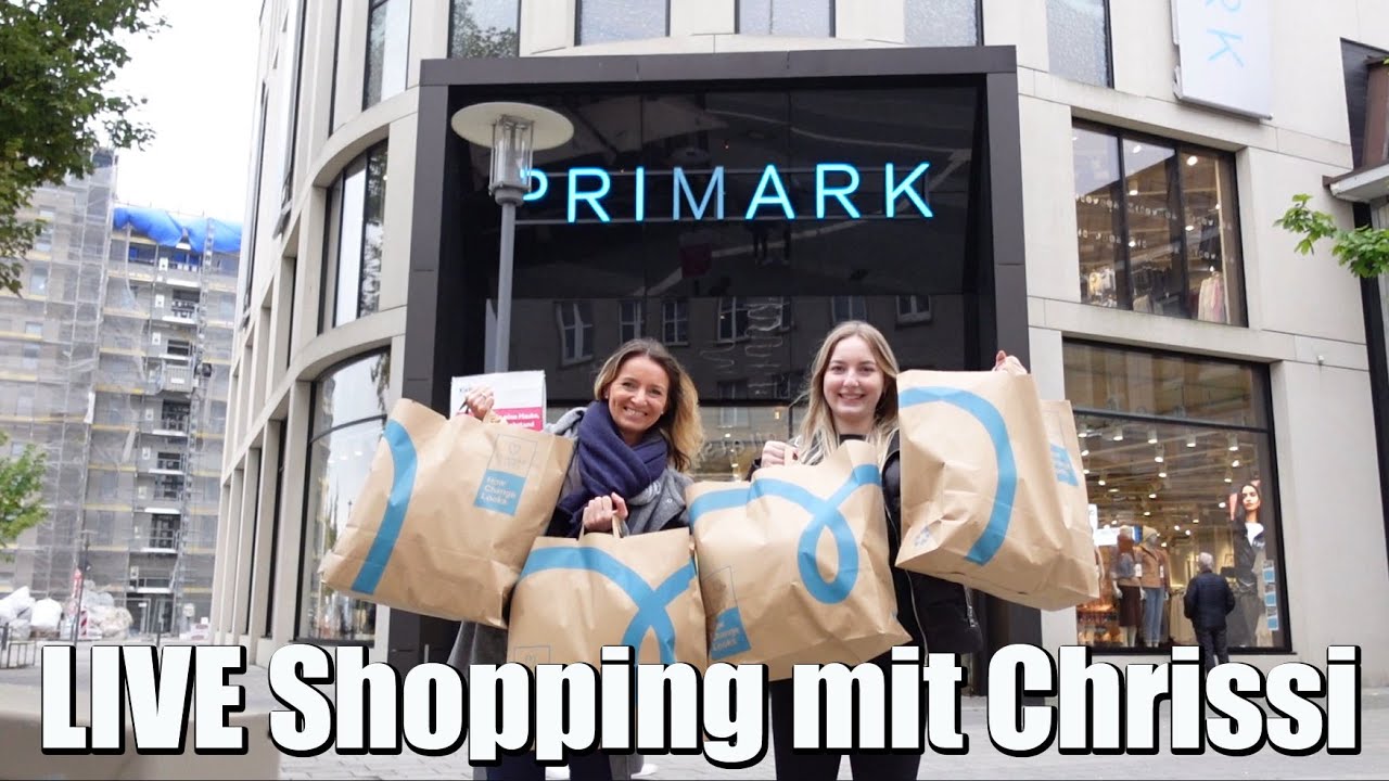 PRIMARK LIVE Shopping mit Chrissi 🥰 Vlog 🌸 marieland 💐