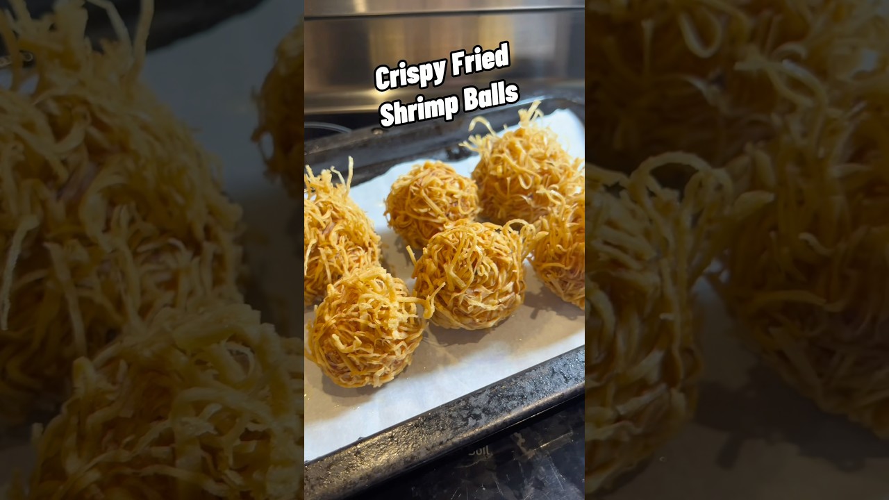 Crispy Golden Shrimp Balls