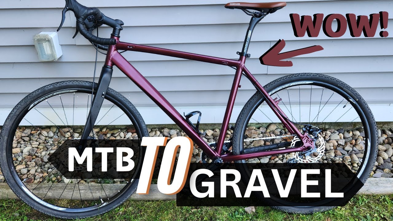 I Converted A Mountain Bike Into A Gravel Bike