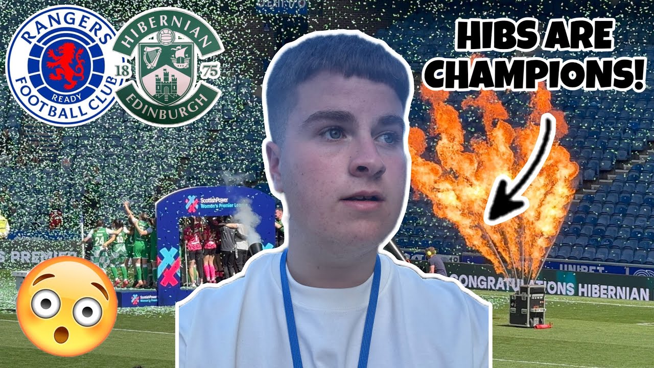HIBERNIAN WOMEN WIN THE LEAGUE! 😨