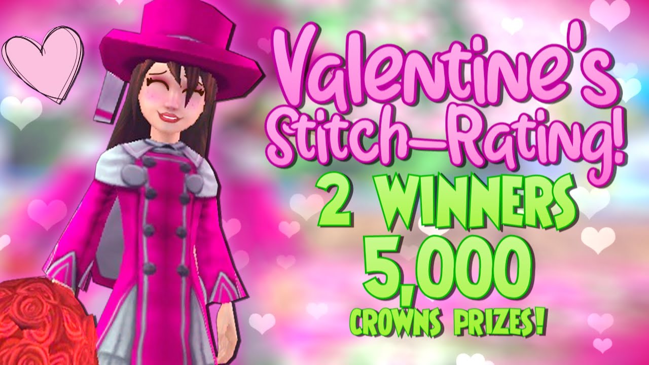 🔴Wizard101 LIVE: VALENTINE'S STITCH RATING!! 2 CROWNS WINNERS!