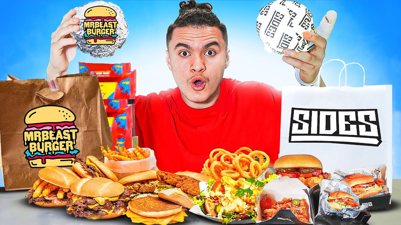 MrBeast Burger vs Sidemen Foods (BRUTALLY RATING THEM)